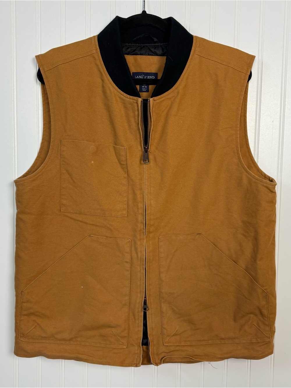 Lands’ End Men’s Canvas Workwear Utility Vest | M 38–40